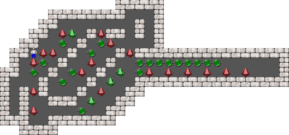 Sokoban Mass Remodel level 1647